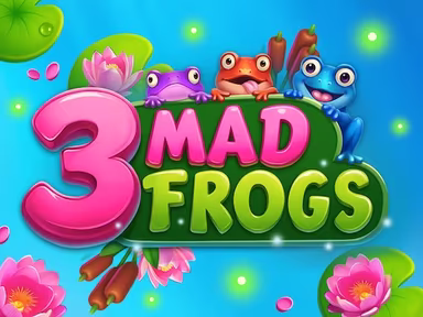 3 Mad Frogs slot game